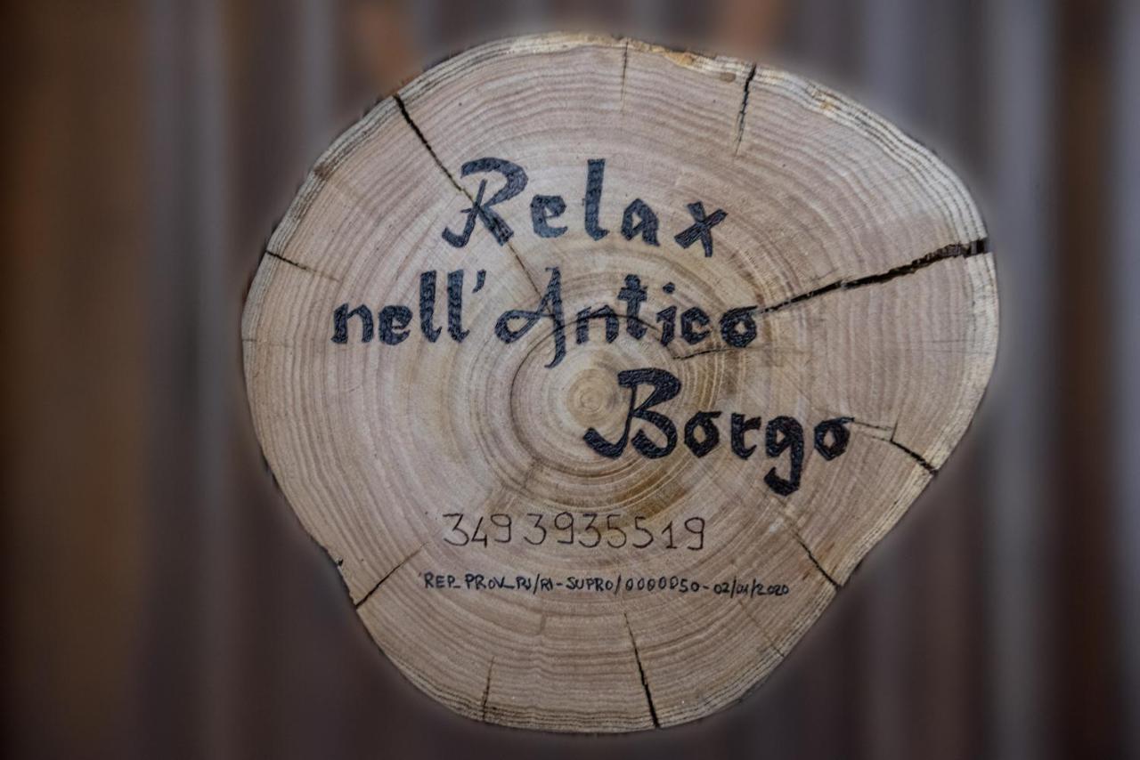 Relax Nell' Antico Borgo Villa Casperia Eksteriør bilde